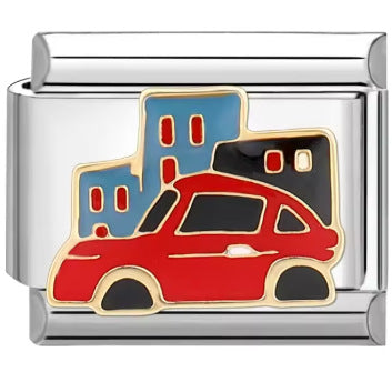 Wholesale Italian Charm Bracelet 9mm DIY Splicing Creative Cartoon Stainless Steel Composable Bracelet