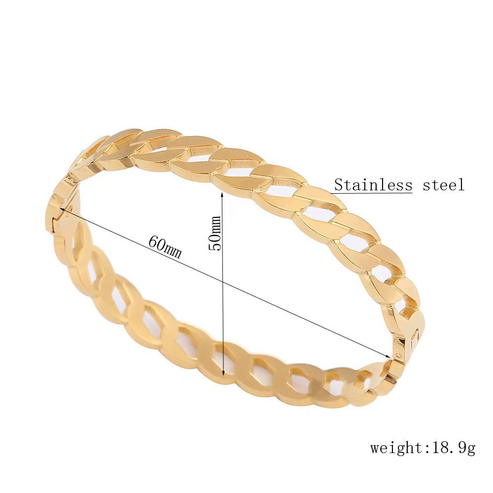 Wholesale Titanium Steel Bracelet Diamond Bracelet ACC-BT-Ruih001