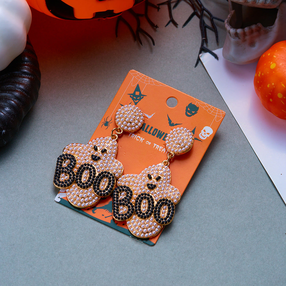 Wholesale Alloy  Ghost Earrings Fashion Accessory Gift Boutique Resale