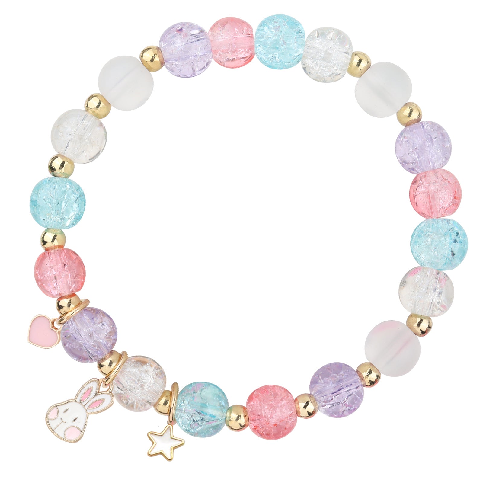 Wholesale Purple Split Beads Bracelet