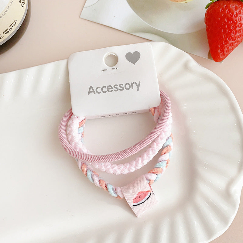 Wholesale 3pcs/set Colorful Rubber Band Hair Ties Hair Scrunchies ACC-HS-Shenb004