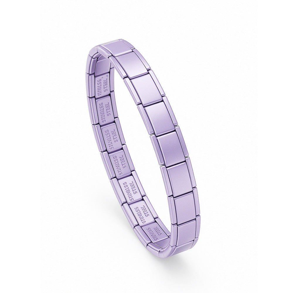Wholesale Italian Modular Color Stainless Steel Elastic Bracelet