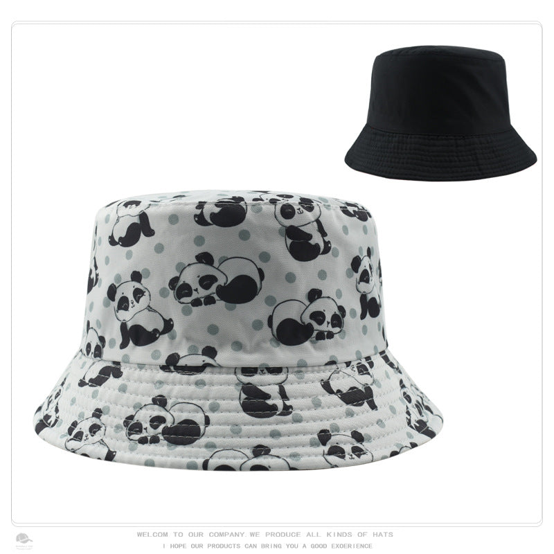 Wholesale Retro Pattern Printed Bucket Hat Double Sided Basin Hat ACC-HT-DaQi001