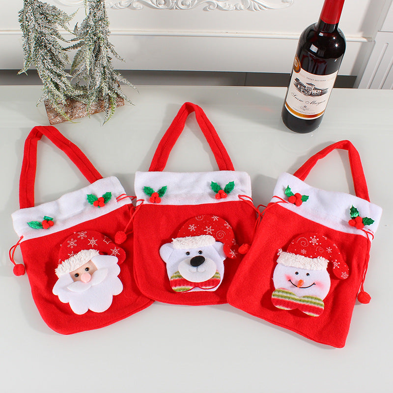 Wholesale Christmas Gift Bag Cute Candy Bag Christmas Decorations