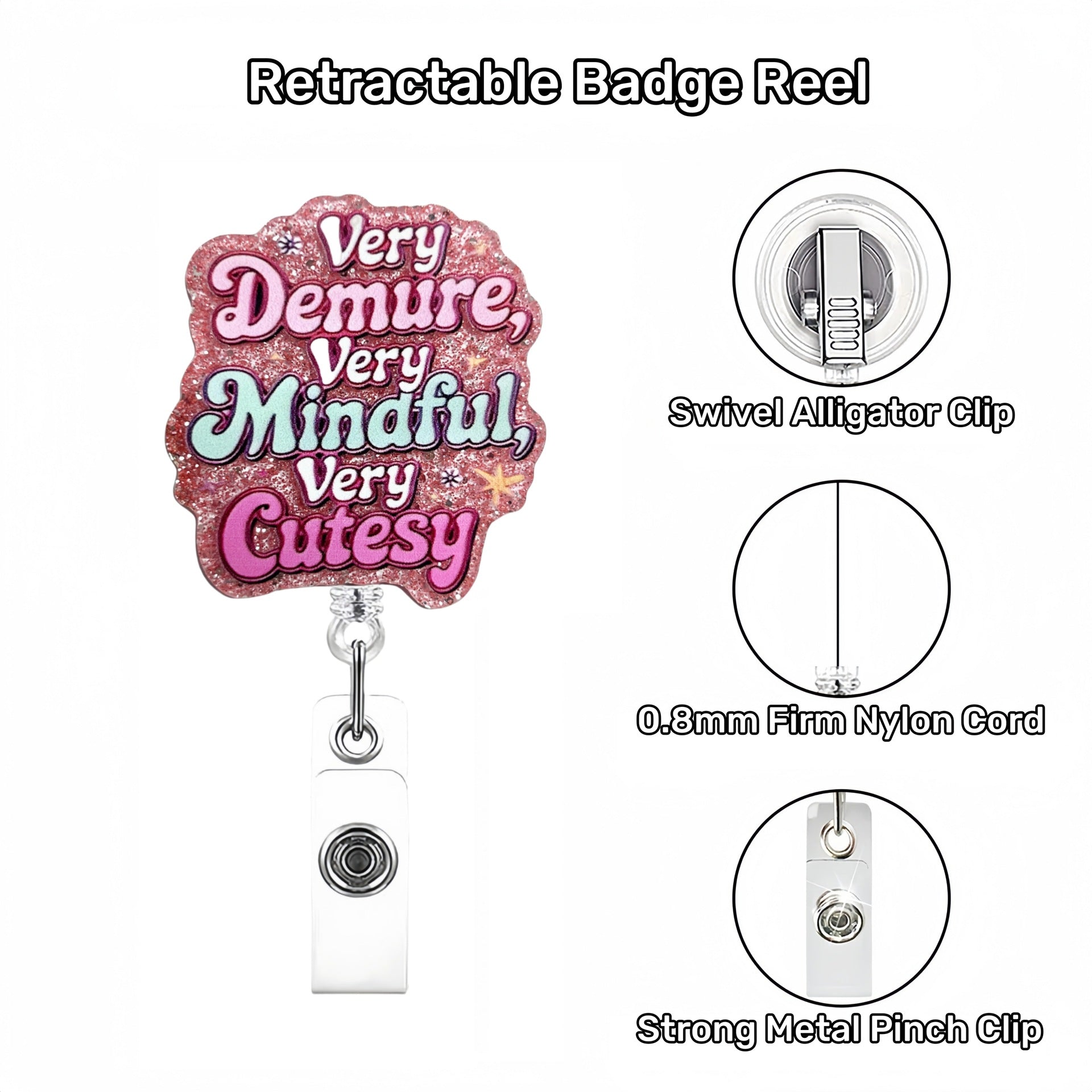 Wholesale Workplace Employees Badge Reels Keychains