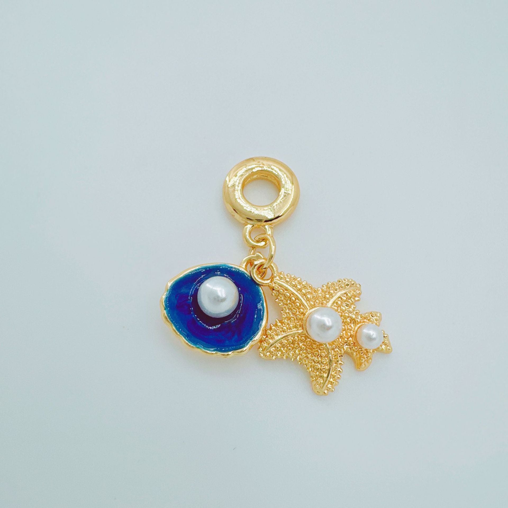 Wholesale Starfish Pendant Necklace Gold Plated Copper Fashion Jewelry Accessory Gift