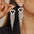 Wholesale Independence Day Exaggerated Long Tassel Love Earrings