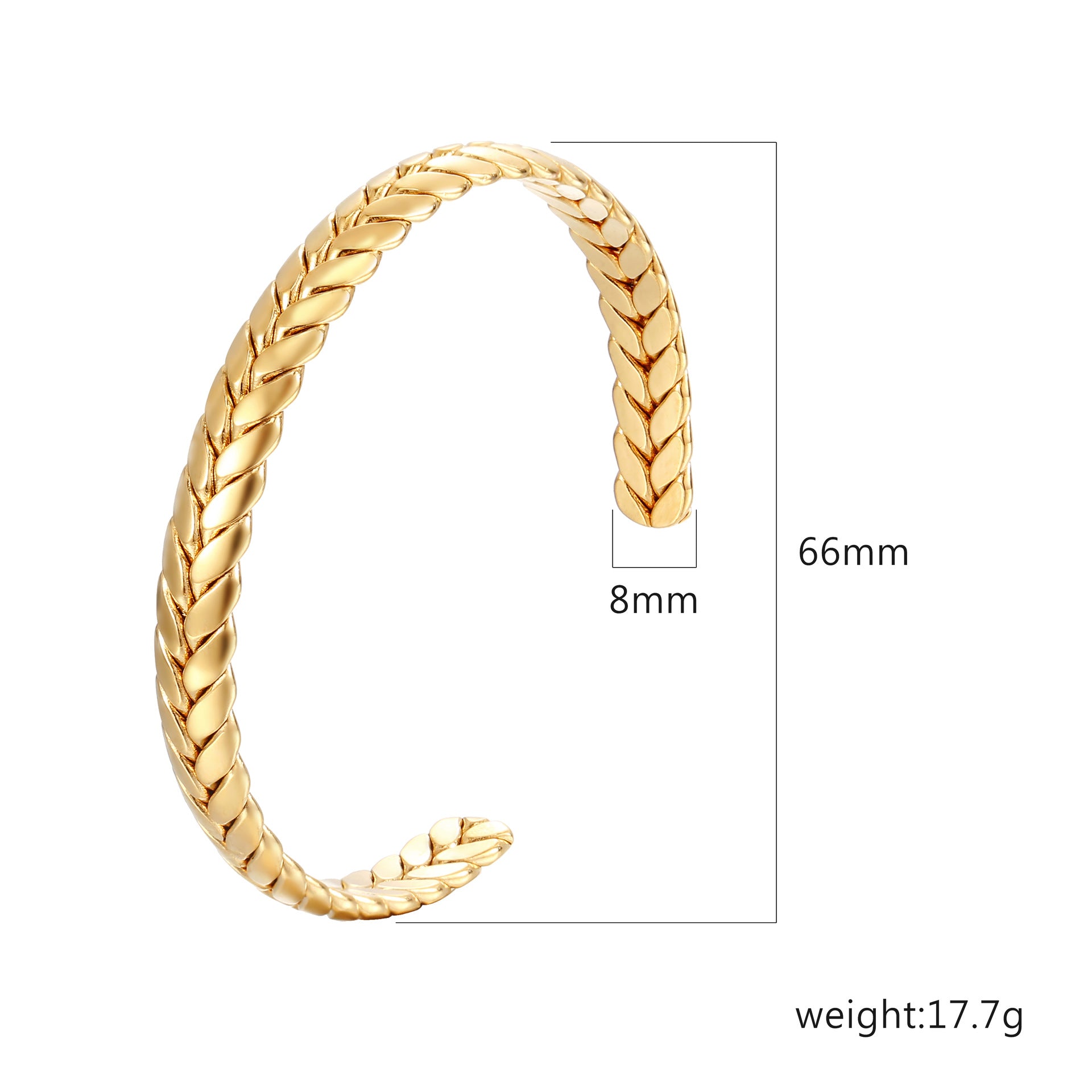 Wholesale Titanium steel Bracelet Retro High-end Women's Plated 18K Bracelet