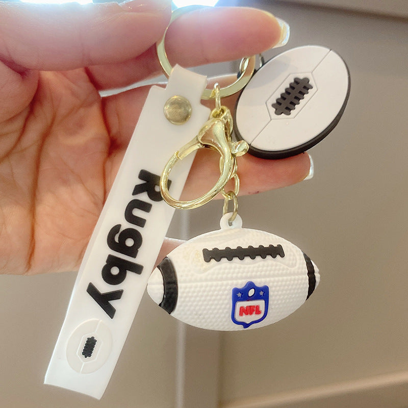 Wholesale Soft Rubber Football Keychains ACC-KC-WanXiang001