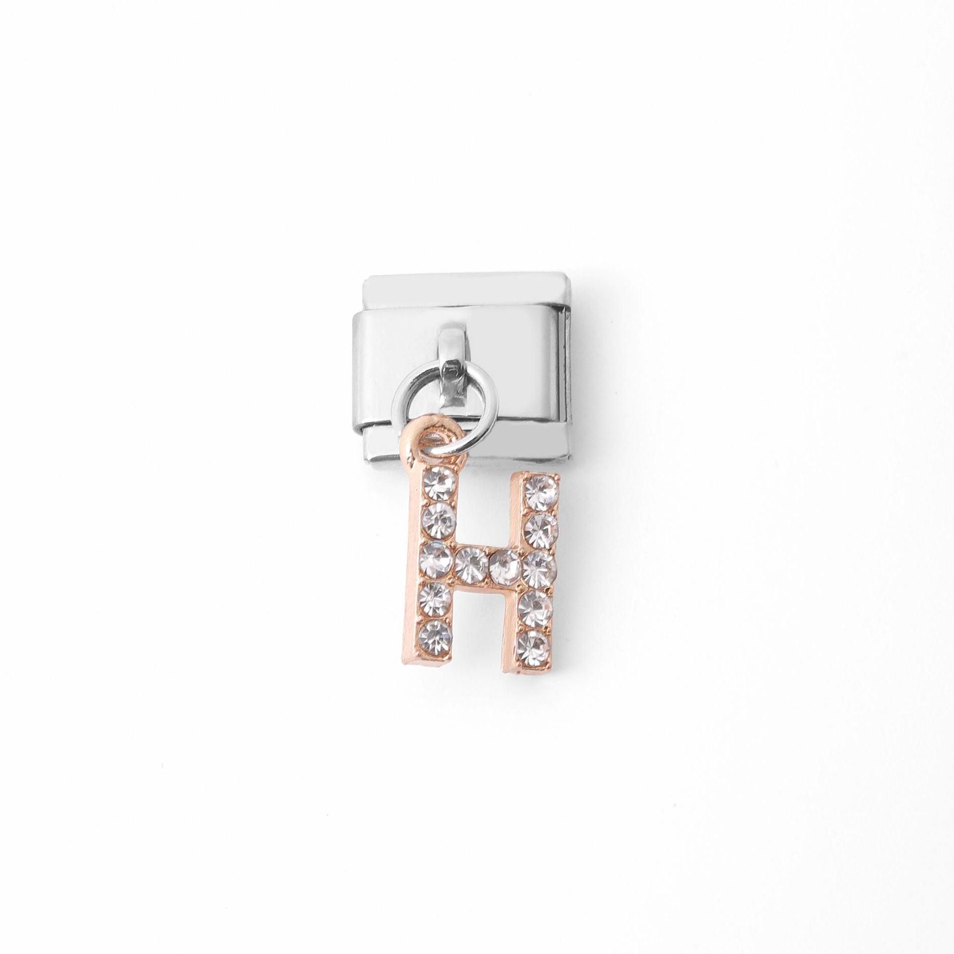 Wholesale 2pcs Italian Charm Bracelet 9mm DIY Spliced Removable Stainless Steel Letters Composable Bracelet ACC-BT-XY027