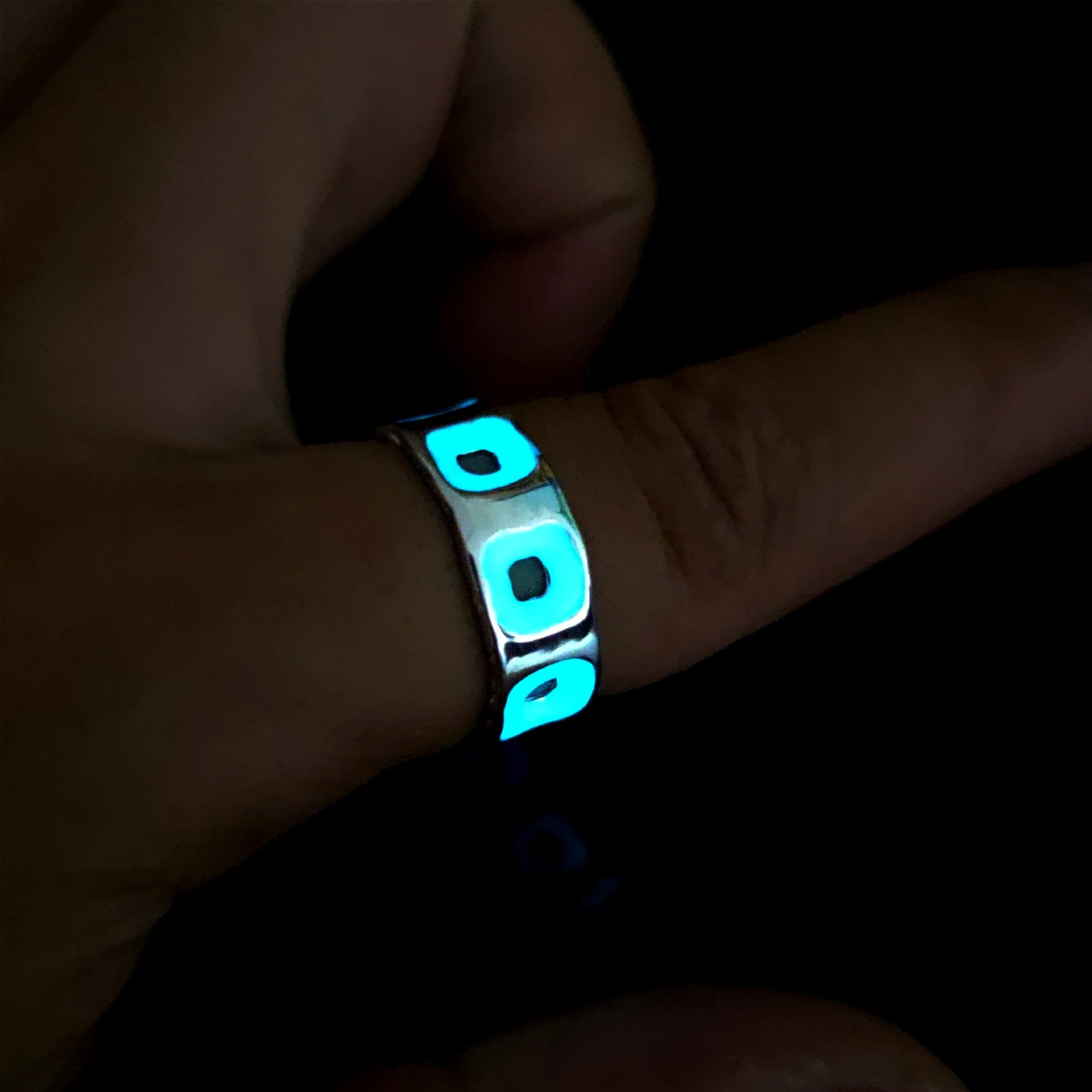 Wholesale  personalized luminous open ring