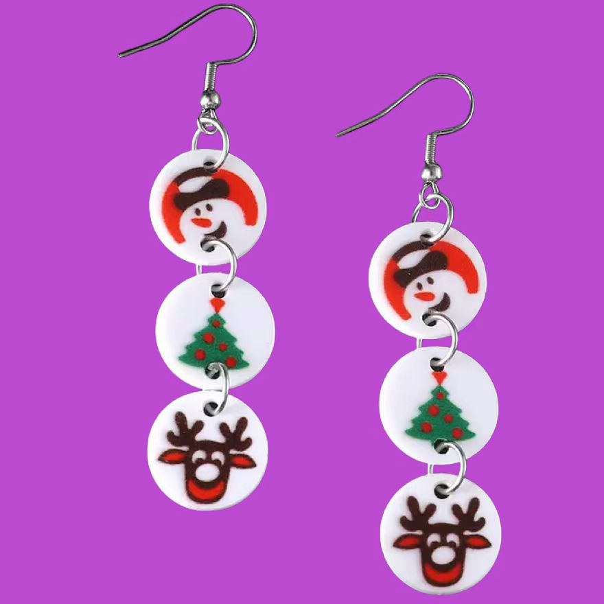 Wholesale Halloween Pumpkin Ghost Cat Acrylic Earrings ACC-ES-AnDao037