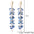 Wholesale  Mother's Day Long Crystal Earrings
