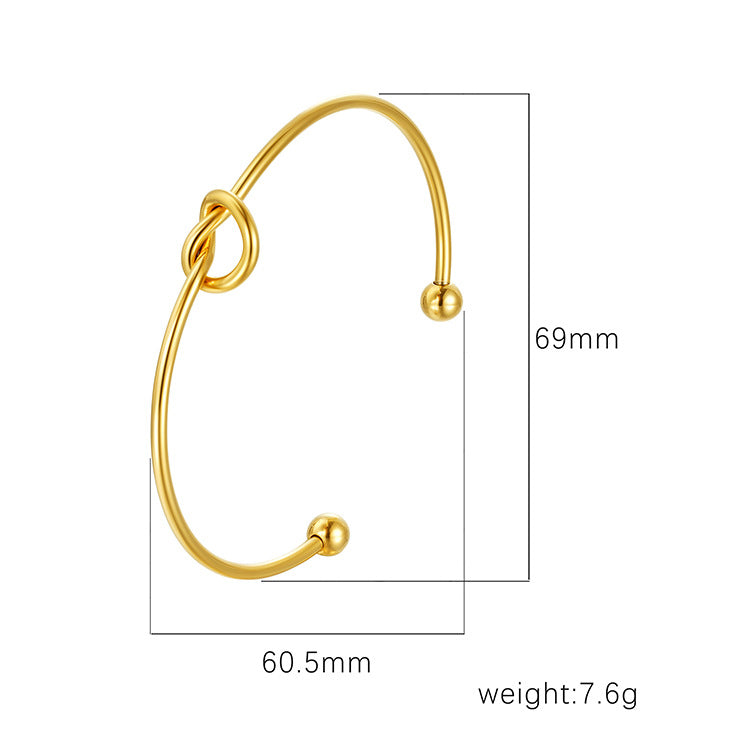Wholesale Titanium steel Bracelet Retro High-end Women's Plated 18K Bracelet