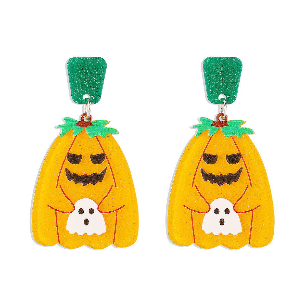 Wholesale  personalized funny cartoon earrings Halloween  letter skull earrings