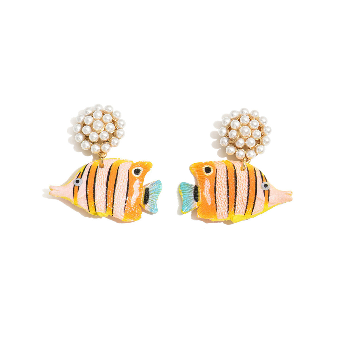 Wholesale  Retro Earrings Small Fish Earrings