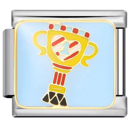 Wholesale 9mm Italian Charm Starter Bracelets DIY square Single Section Creative Stainless Steel Composable Bracelet