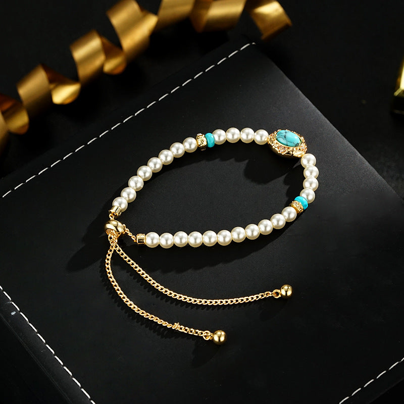 Wholesale Begonia Series Light LuxuryBeads Drawable Bracelet