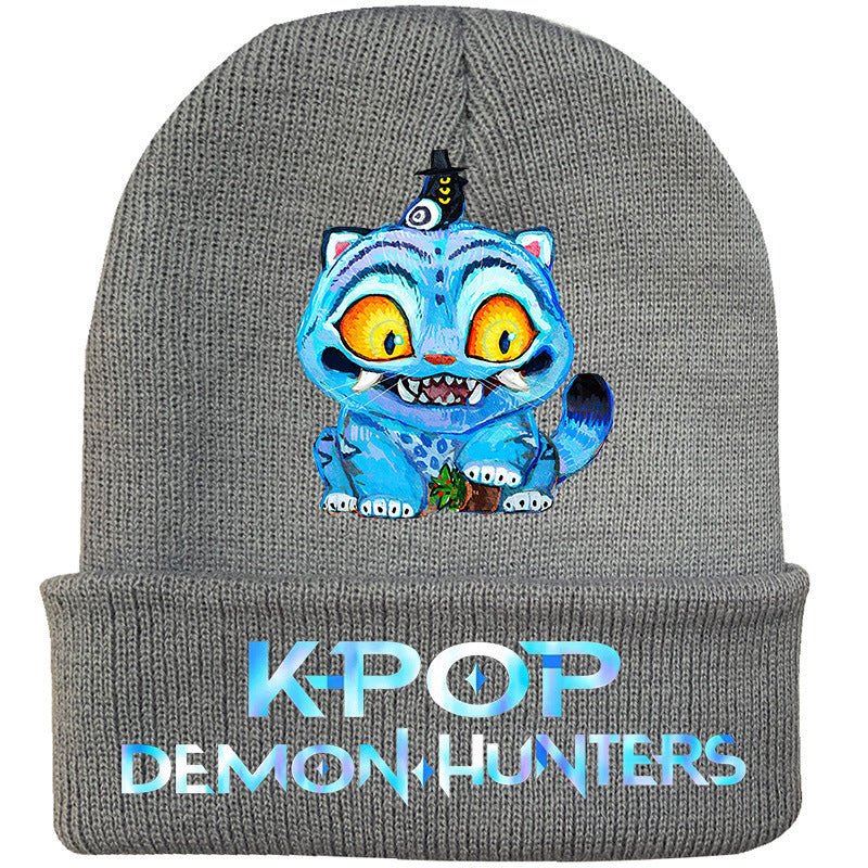 Wholesale kpop anime cartoon knitted hat Beanie