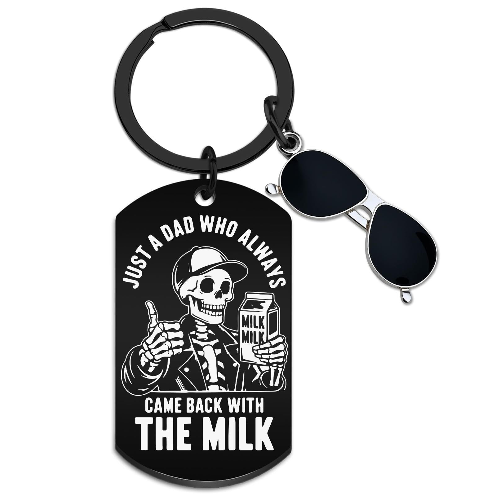 Wholesale Skull Demon Laser Engraved Titanium Steel Keychain Military Tag Style Car Key Accessory Gift