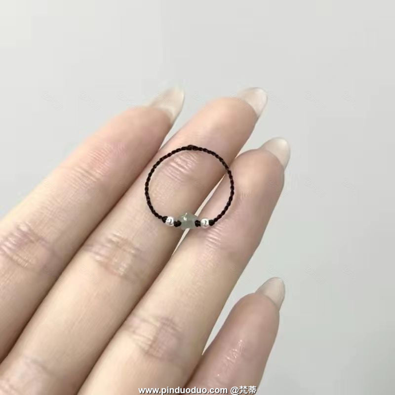 Wholesale hand-woven ring cute personality accessories