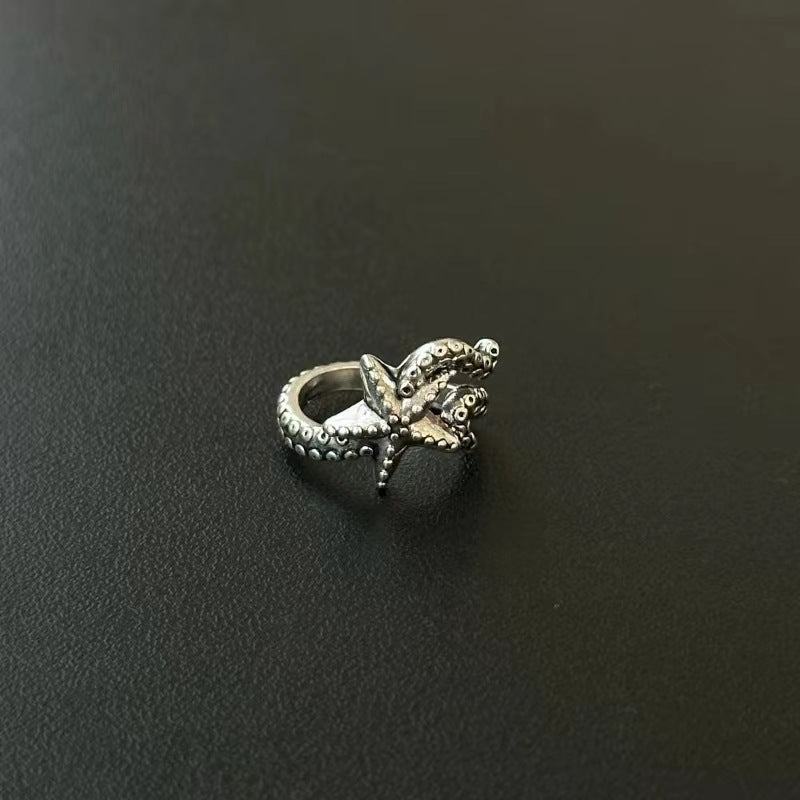 Wholesale  Retro Octopus Starfish Ring