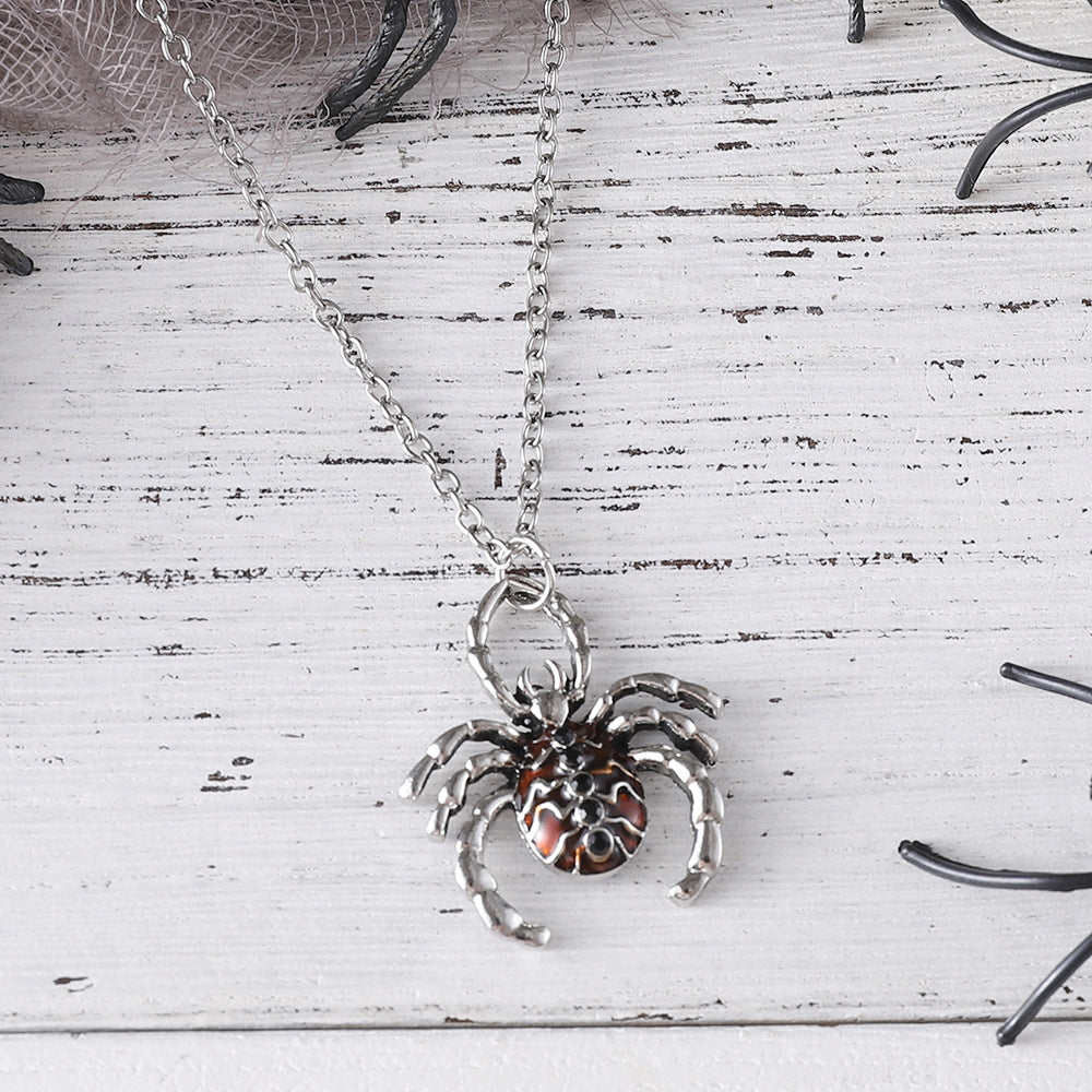 Wholesale Electroplated Zinc Alloy Gothic   Jewelry Set Retro Animal Earrings Necklace Party Wear Gift
