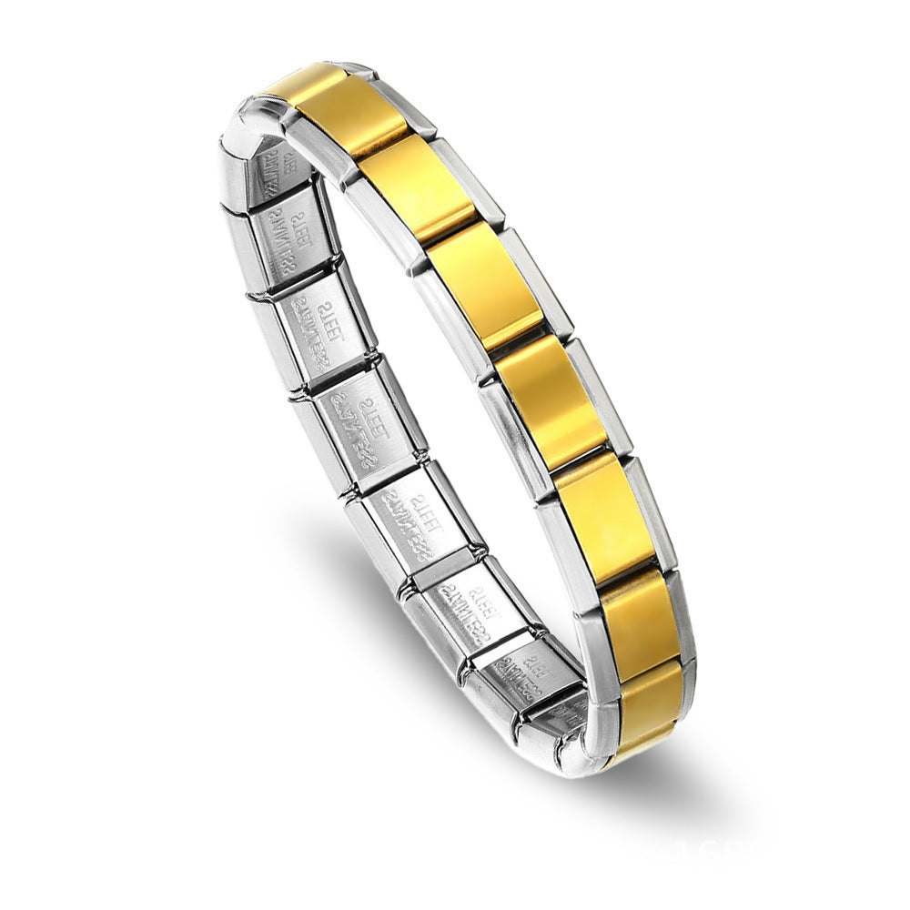 Wholesale Cartoon Stainless Steel DIY Handbag Module Bracelet Charm - Fashion Accessory and Gift for Everyday Wear