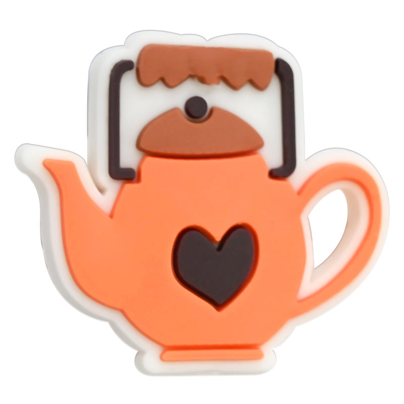 Wholesale Random 100pcs Thanksgiving PVC Soft Beads DIY Beaded Pen Accessories ACC-BDS-RYY011