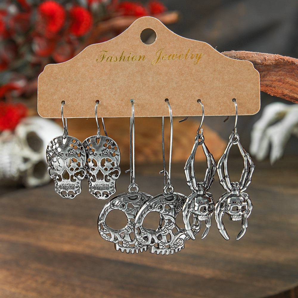 Wholesale Halloween  Suit Combination Couple Earrings Jewelry