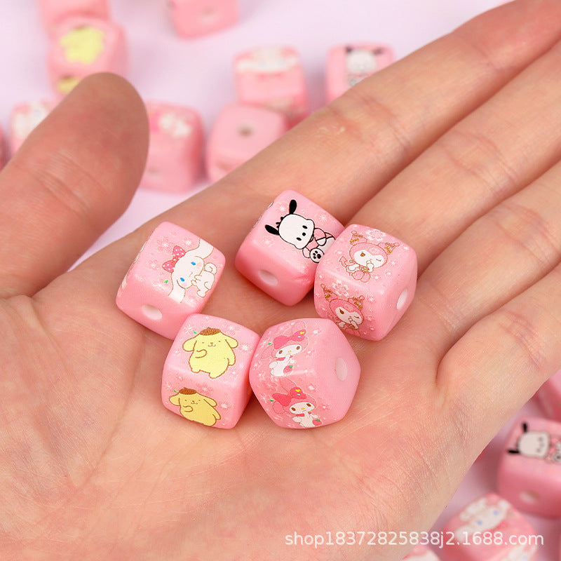 Wholesale random 10pcs Cartoon Series   Focal Beads DIY Bead Accessories ACCVIP