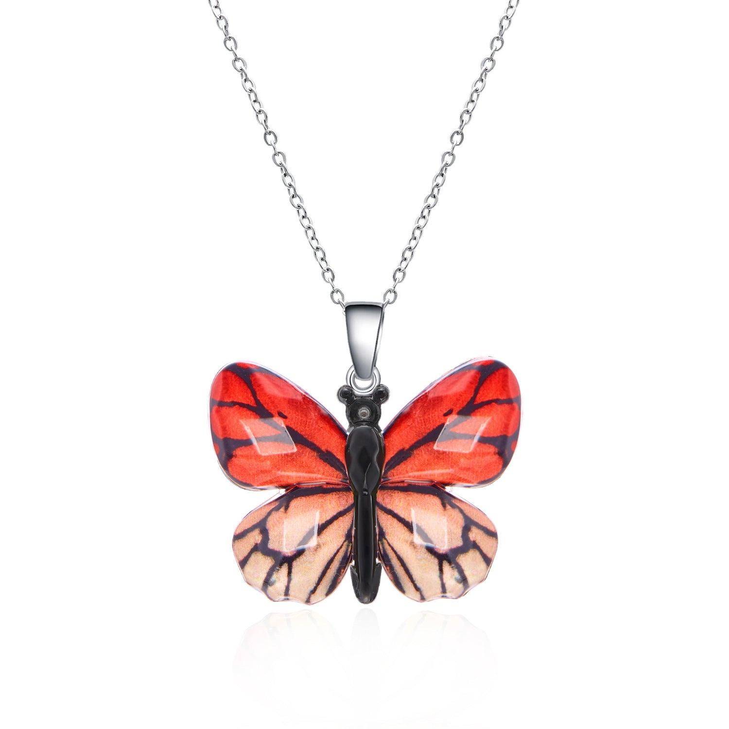 Wholesale  stainless steel butterfly necklace