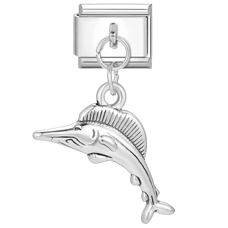 Wholesale Italian Charm Bracelet 9mm DIY Splicing Animal Series Stainless Steel Composable Bracelet