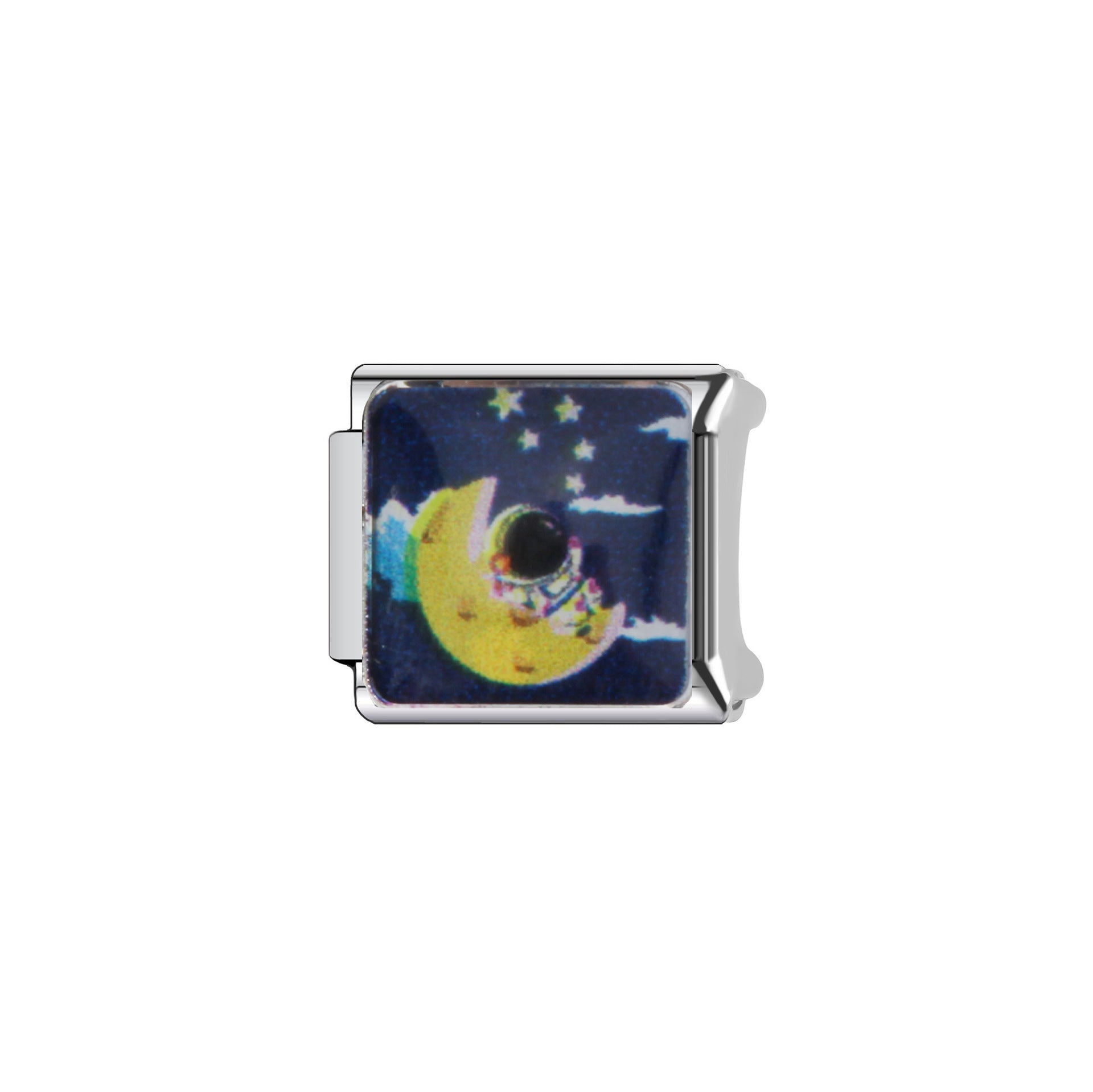 Wholesale Cartoon Animal and Planet Theme Stainless Steel DIY Modular Watch Strap for Unisex Gift