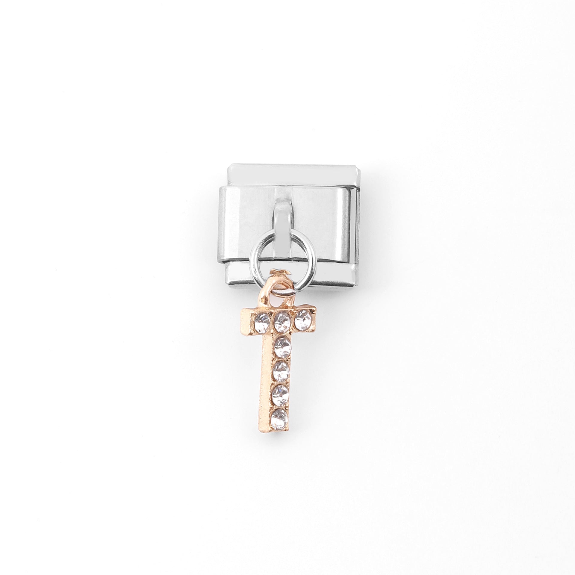 Wholesale 2pcs Italian Charm Bracelet 9mm DIY Spliced Removable Stainless Steel Letters Composable Bracelet ACC-BT-XY027