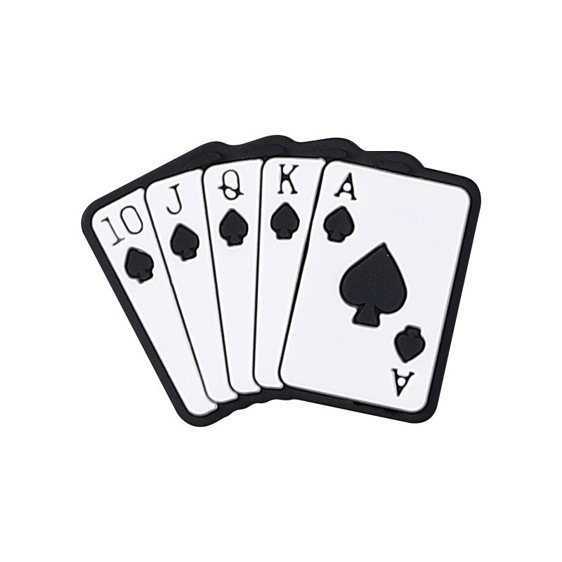 Wholesale 20pcs Lucky Number Silicone Focal Beads DIY Bead Pen Accessories ACC-BDS-RongFa019