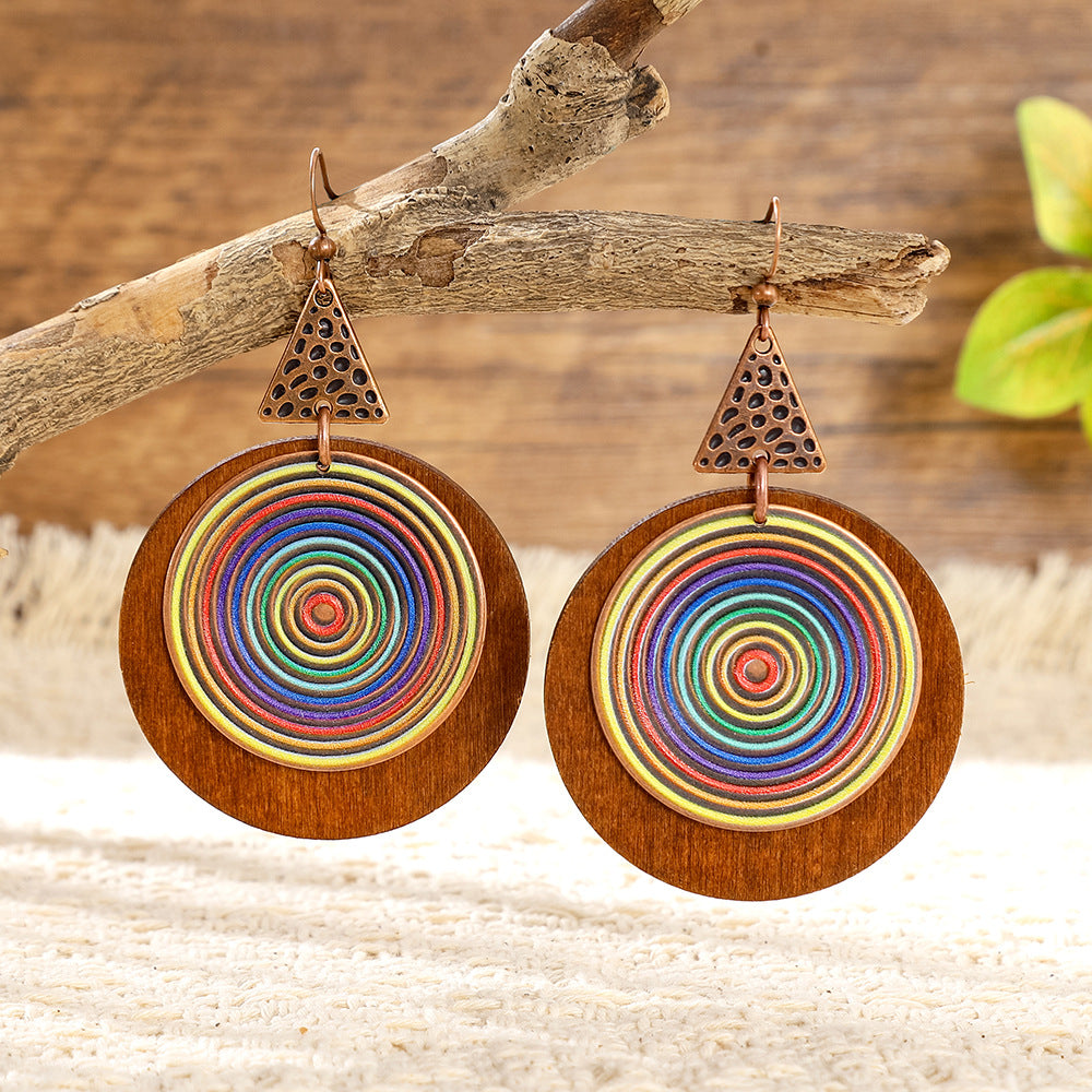 Wholesale Amazon' s Popular European and American Exaggerated Big-Name Earrings,  Versatile Earrings,  Fashionable and Trendyy Personalized Earrings