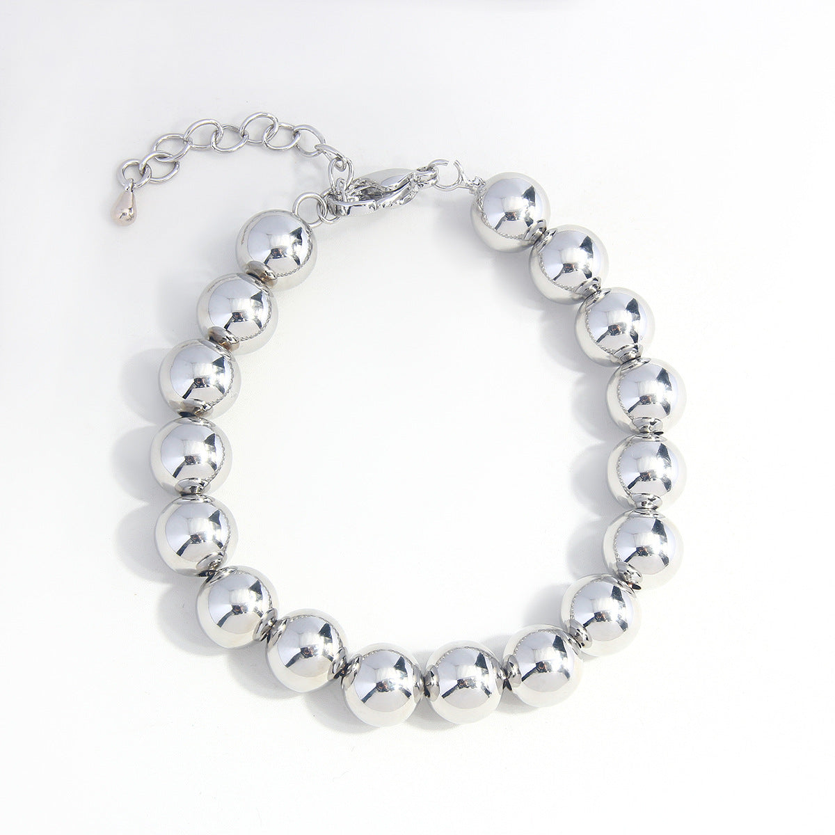 Wholesale Geometric Metal Hollow Beads Copper Bracelet ACC-BT-HongMing003