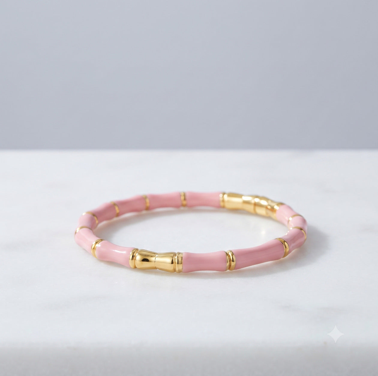 Wholesale Colorful Bamboo Stainless Steel Bracelet Enamel Coated Fashion Jewelry Accessory Trendy Gift For Women And Resale