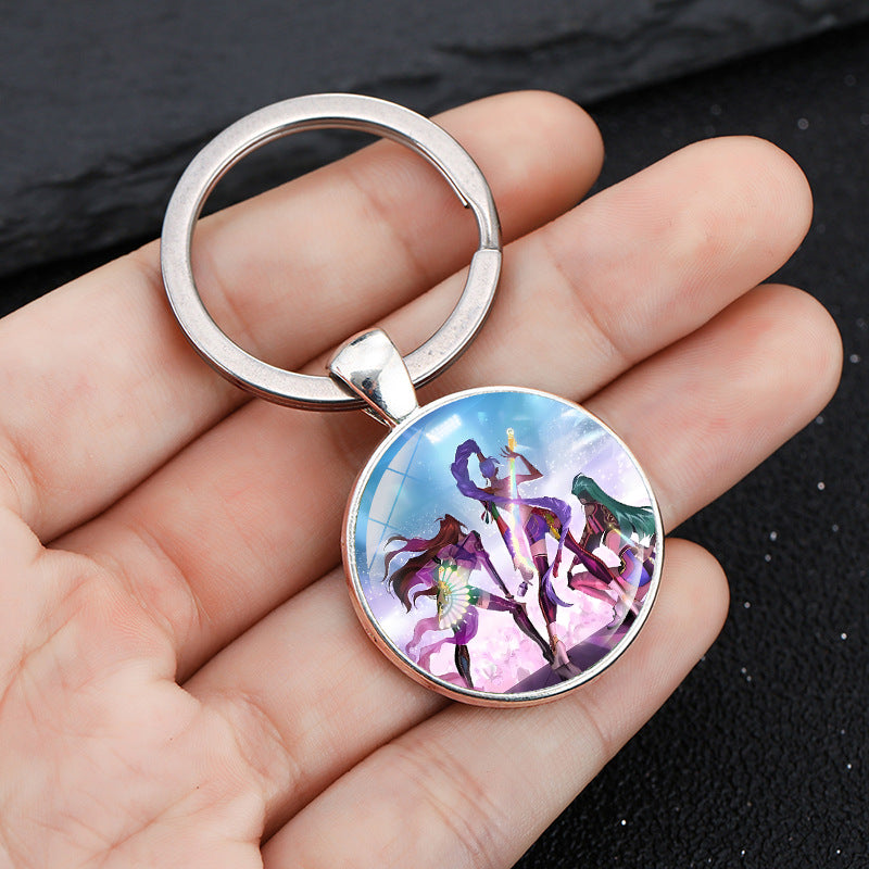 Wholesale kpop cartoon anime keychain