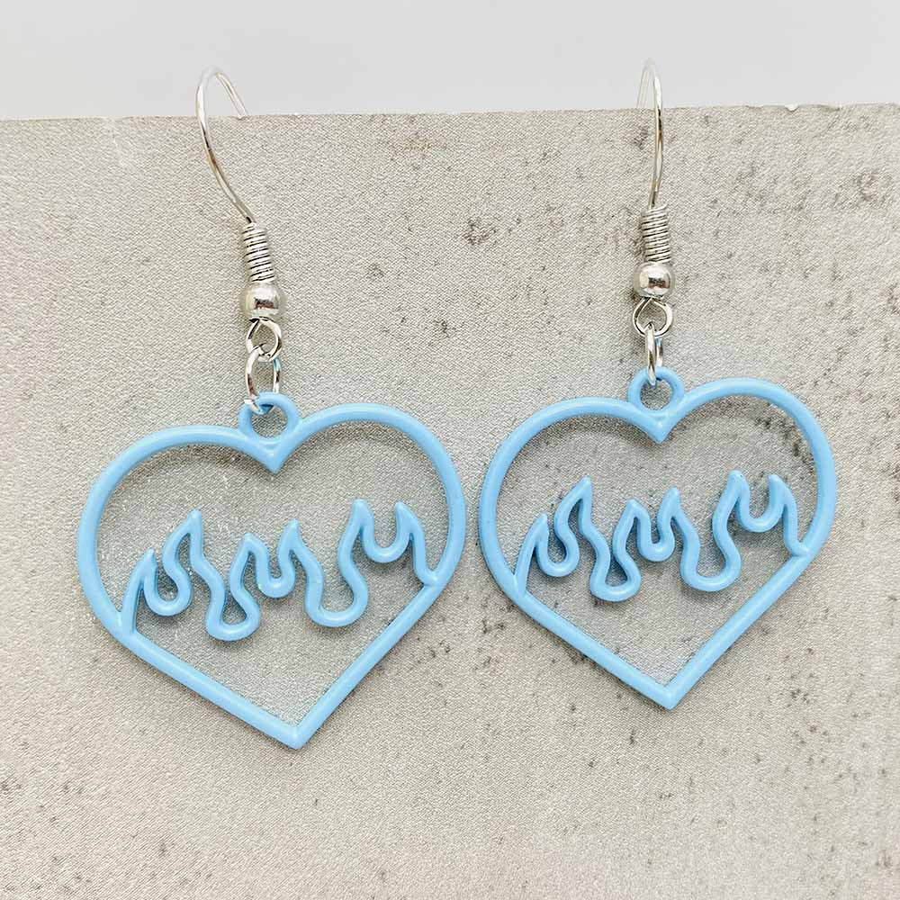 Wholesale  Openwork Heart Stud Earrings Heart Earrings