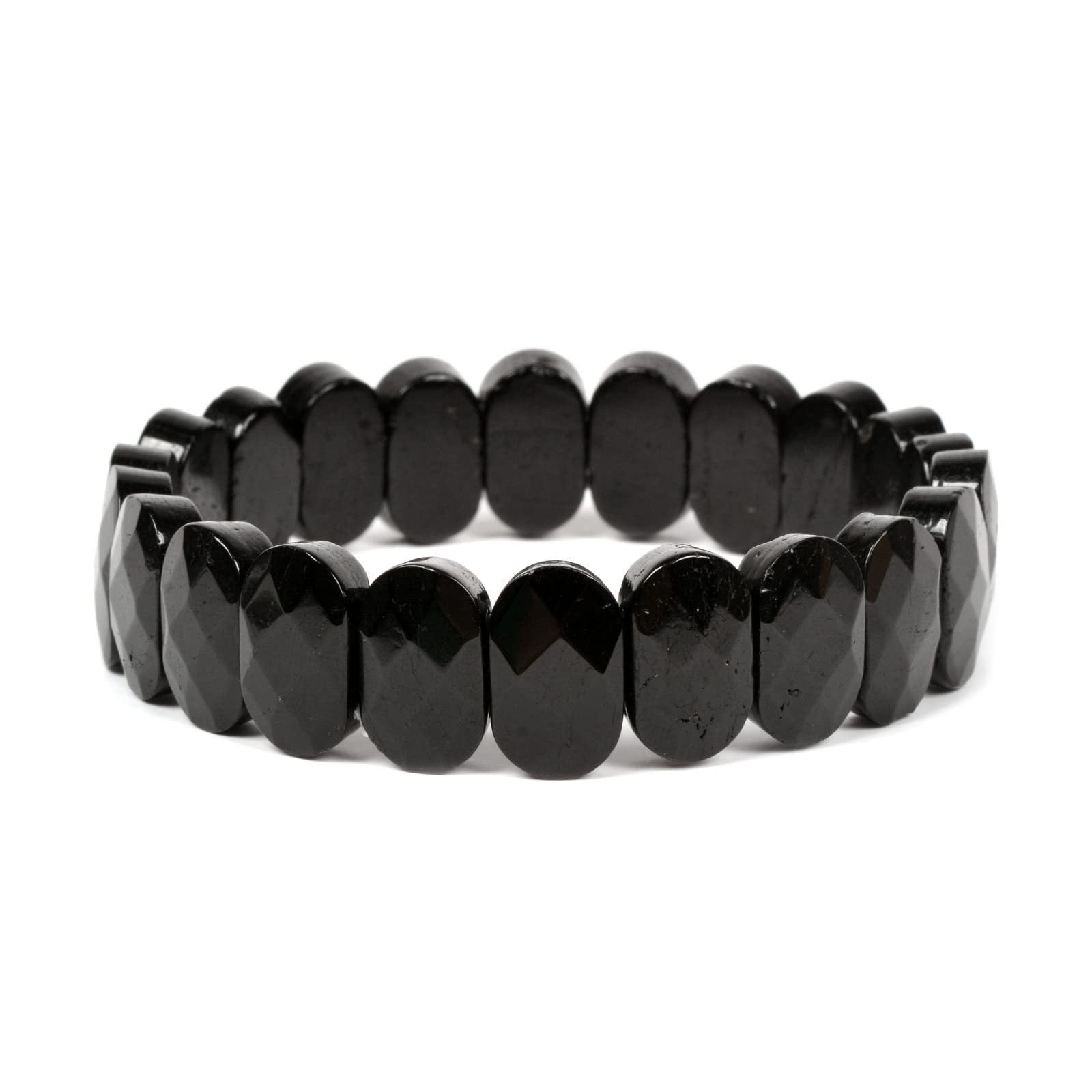 Wholesale Natural Oval Agate Bracelet Shaped Crystal Face Bead Bracelet