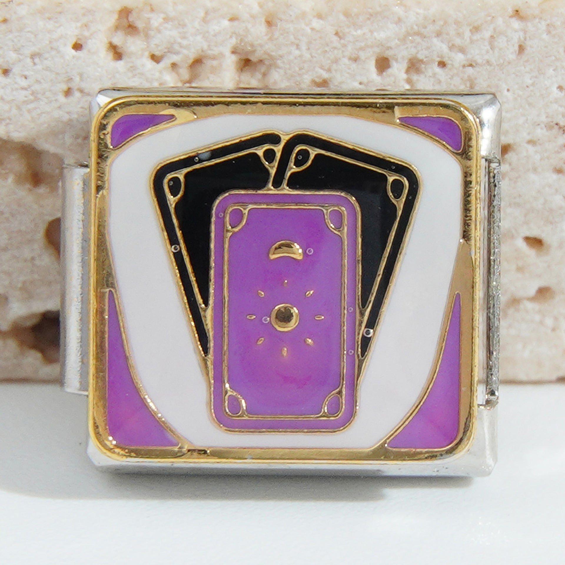 Wholesale Italian Charm Bracelet 9mm DIY Splicing Creative Pattern Stainless Steel Composable Bracelet