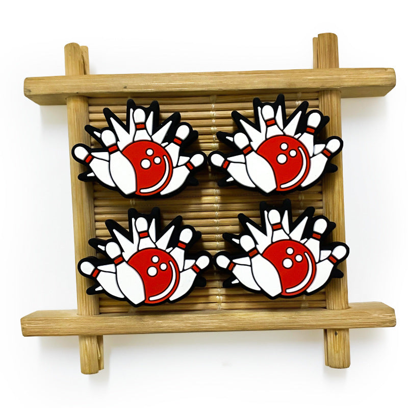 Wholesale 10pcs Tissue Paper Cartoon Loose Beads Creative Multifunctional Silicone Beads ACC-BDS-WDX208