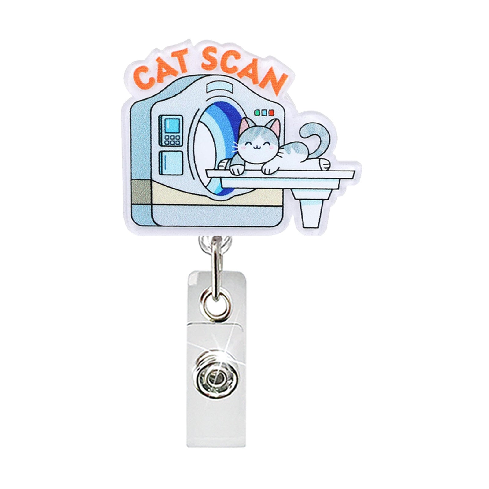 Wholesale Stylish Retractable Badge Reel - Fashion ID Clip for Hospital Staff - Everyday Accessory Gift
