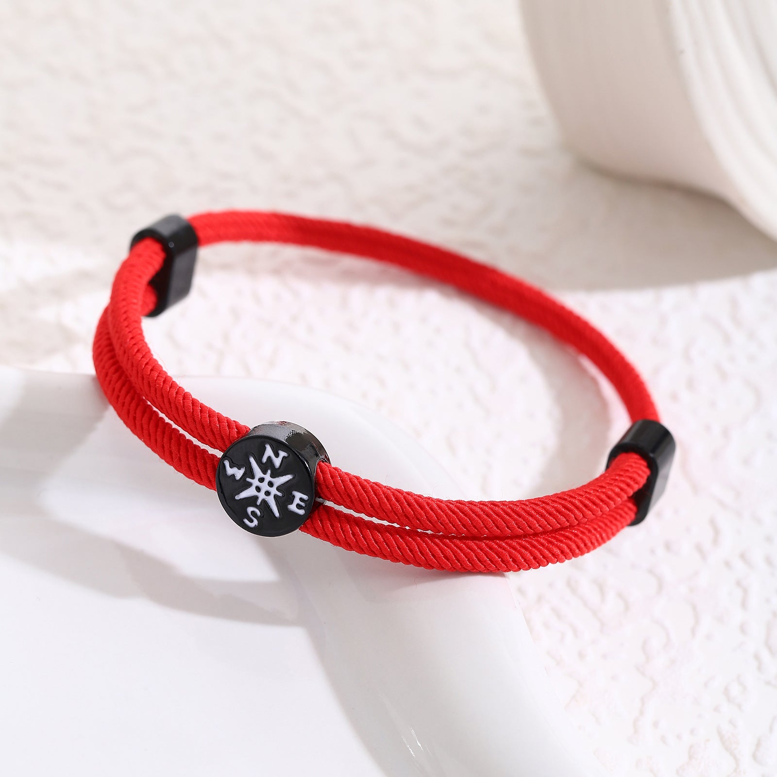 Großhandel Abschlusssaison Inspirierende Kompassgewebe Seilseilarmband