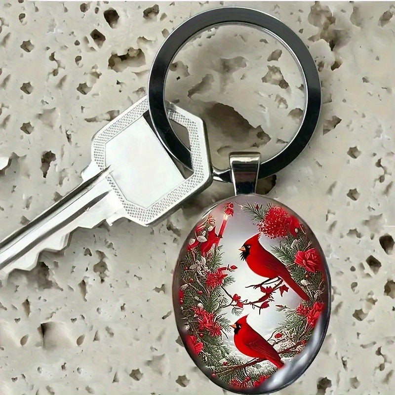 Wholesale Animal Red Magpie Keychain ACC-KC-Yunz002