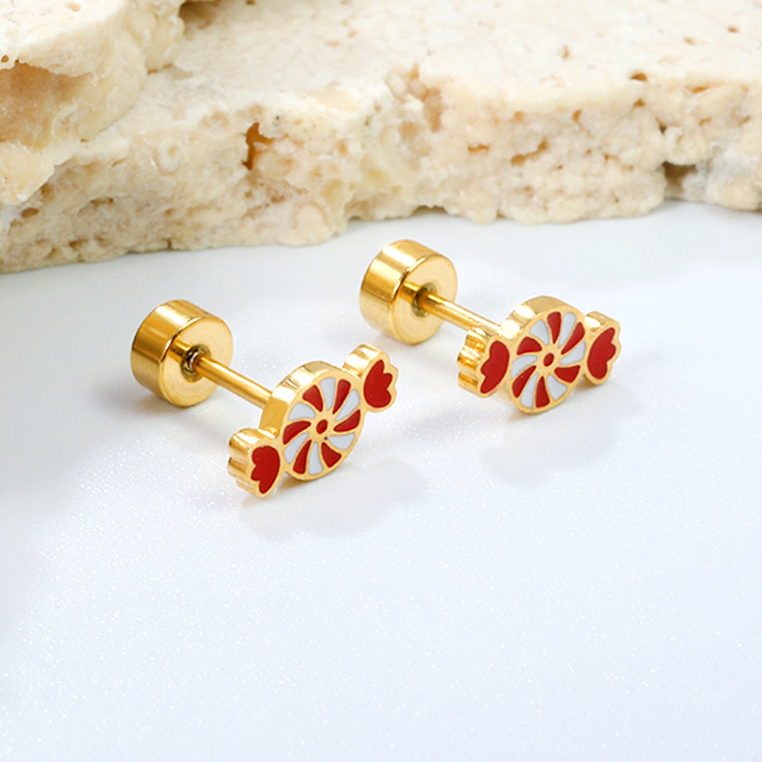 Wholesale versatile cute Christmas series stud earrings