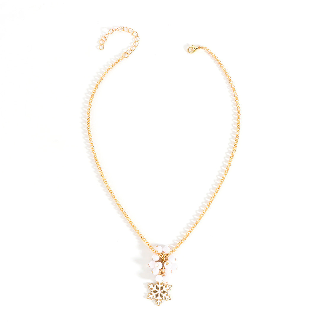 Wholesale Christmas Necklace  Chain Red Green White Beaded Necklaces