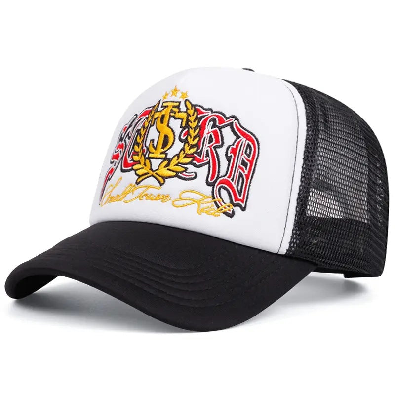 Wholesale  Embroidered Letter Badge Baseball Hat